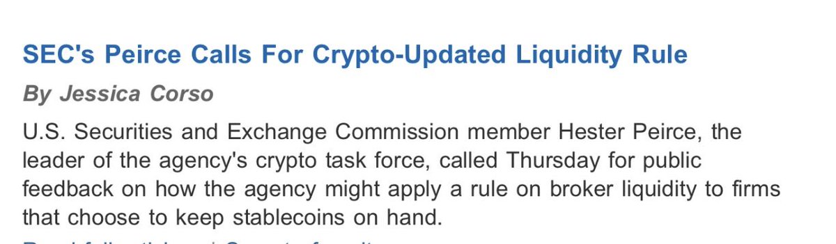 deLisserRobin's tweet photo. Open call for public feedback on how SEC might apply rule on broker liquidity to firms w/stables on their balance sheets. Hester Peirce @HesterPeirce making moves at SEC @SECGov as the leader of the #CryptoTaskForce! She visited Miami last month looking for feedback. @CryptoGodmother & #HesterPeirce on 1/29/26. Submit your feedback!