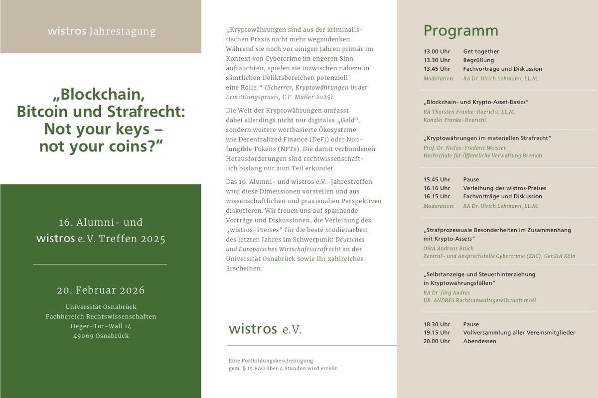Th. Franke-Roericht LL.M.ᵍᵐ tweet media