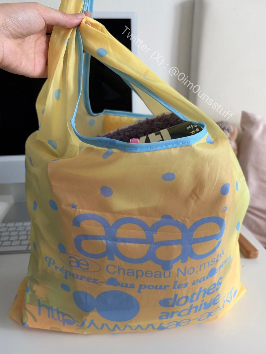 0im0unsstuff's tweet photo. pre 🛒 aeae gacha daily market bag

รับหมุนกาชา shopping bag ของ aeae อีกรอบค่า ของจริงน่ารักเกินต้านมากกก 😭🤏 จุของได้เยอะด้วย ดูได้จากรูป555555

🏷️ หมุนละ 179 รวมส่ง เลือกสี + 20
🧤 ปิดรับวันที่ 22/2 (ของถึงไทยวันที่ 3/3)

#พรีเกาหลี #พรีออเดอร์เกาหลี #รับหิ้วเกาหลี https://t.co/n2JeG3yJTP