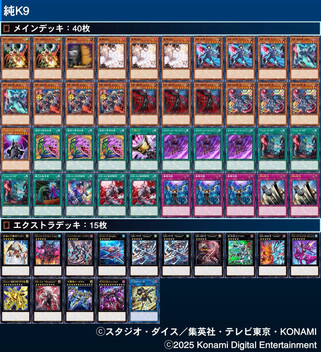 ニューロン スリーブ 9種　セット 遊戯王