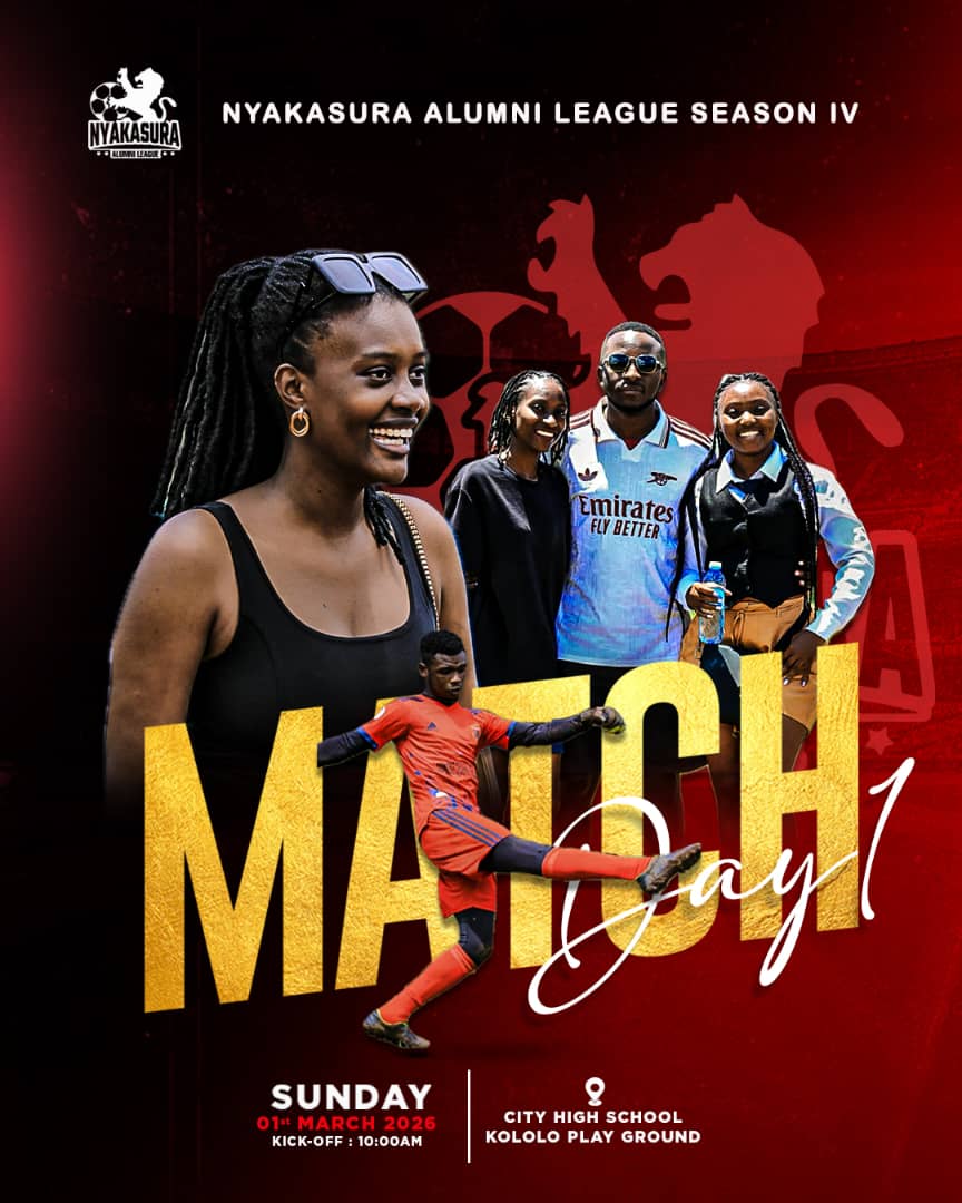 01st march 2026, all roads lead to City High school kololo..
Come witness a century of Goals, Glory and Greatness in our Season IV of the Nyakasura Alumni League