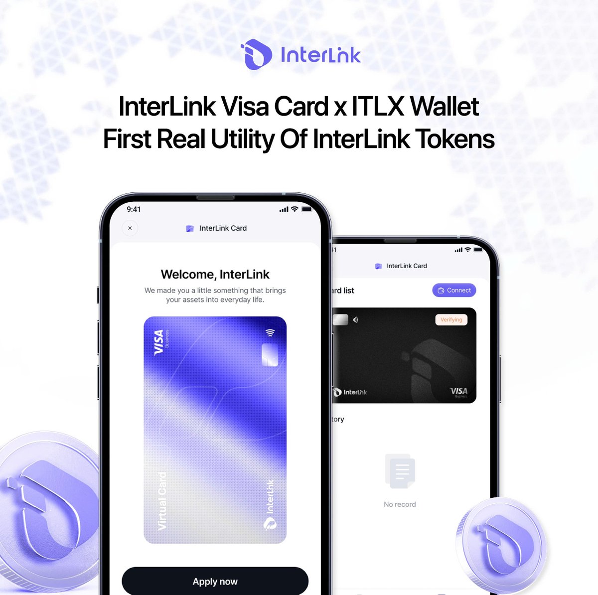 💳 InterLink Visa Card x ITLX Wallet - the first step toward real payments with InterLink tokens

InterLink was never built just for mining. It was built so real people can use the value they earn.

With the upcoming InterLink Visa Card integrated into the ITLX Wallet, users move