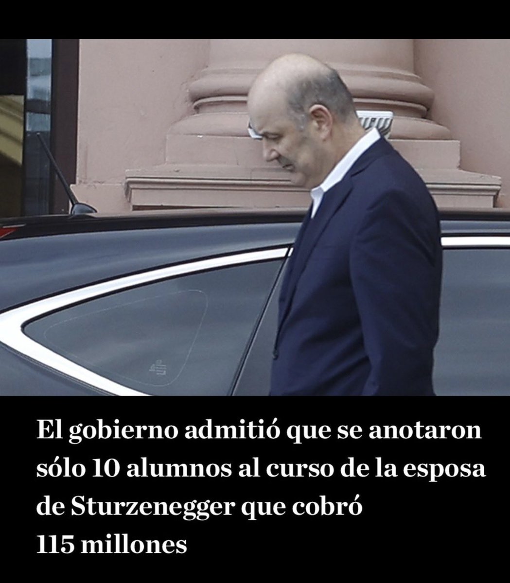 dolomas's tweet image. La mujer de Sturzenegger se lleva 11.5 millones de $ por alumno, que la Reforma Laboral no tape eso.