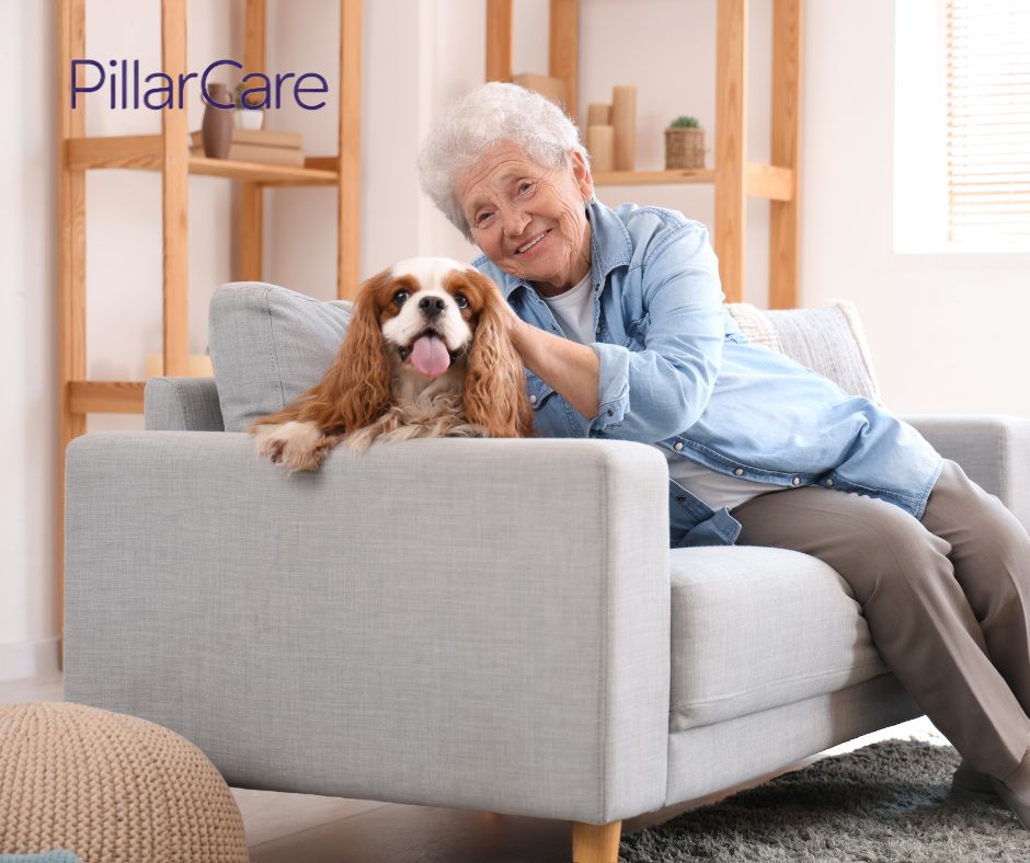 At PillarCare, we recognise the vital role that pets play in people’s lives 🐕With at home care, animal companionship can be integrated into a supportive environment &amp; improve overall quality of life. See how pets can support health &amp; happiness here ➡️ bit.ly/4bc3DMb