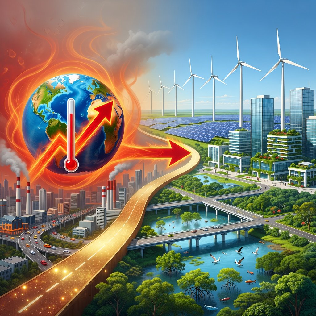 JeanClaude81199's tweet image. 🌍 Global temperatures are rising! To combat this, we must cut carbon emissions, transition to renewable energy, and enhance energy efficiency by Adapting strategies like investing in resilient infrastructure and protecting ecosystems. #ClimateActionNow #RenewableEnergy
