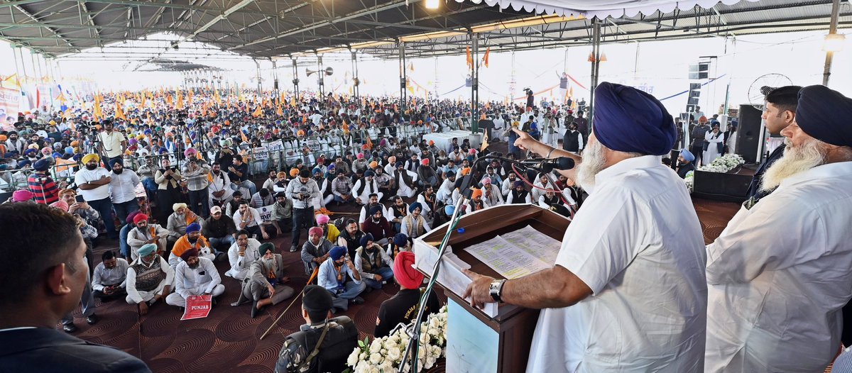 officeofssbadal's tweet photo. I want to clearly warn Delhi based property dealers who are in the process of being given prime real estate land in Mohali by the @AamAadmiParty govt in its latest loot spree that the @Akali_Dal_  will cancel these auctions once it comes to power. 
I also warn govt officers not to do anything which compromises the interests of the State or they will also be held liable.

#ZiraRally #PunjabBachaoSukhbirSinghBadalLyao