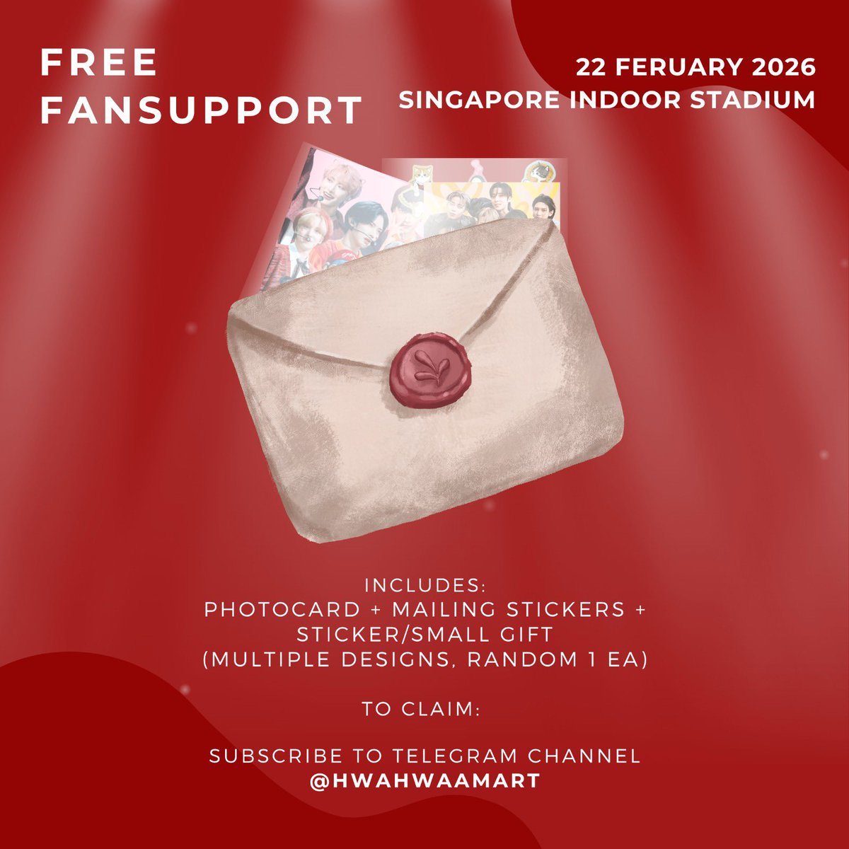 geltato_'s tweet photo. Ateez Freebies for IYF in Singapore ₊✧

Date: 22 Feb’ 26
Time/Location: Will likely be updated in my tele channel

🍷 RT &amp; like to claim
🍷 Follow for updates (optional)

Open to fansupport trades as well ☺️

#ATEEZinSG #ateezinsingapore #ATEEZ https://t.co/PSZ58Zv8yc