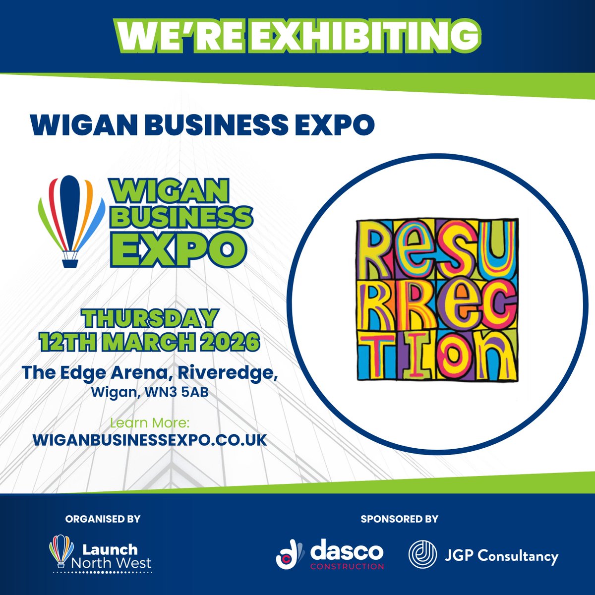 LaunchNorthWest's tweet image. 🚨 Next Exhibitor 🚨

Welcome Resurrection Records to the Wigan Business Expo 2026 🎶

Creativity. Community. Culture.

📅 12 March 2026 | Wigan
🎟️ launchnwltd.involve.me/wigan-business…

#WiganBusinessExpo #Exhibitor #CreativeBusiness #WiganBusiness