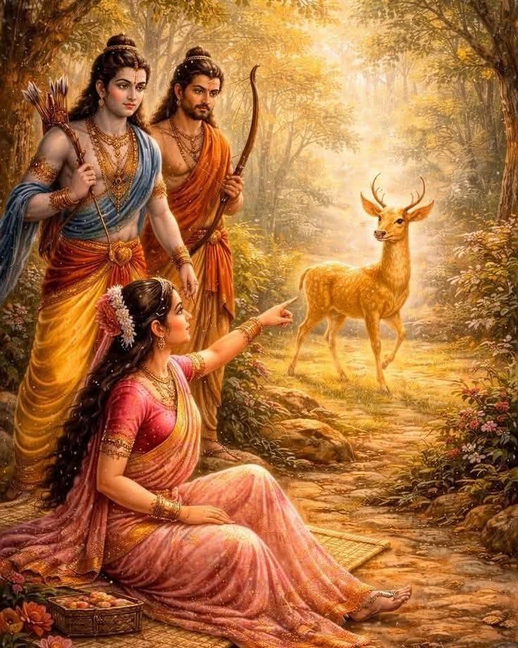 सोने का मृग जो चाहेगी सीता
तो राम बिछडेंगे तय है...❣️

#जय_सिया_राम_जी 🙏 
#शुभ_______संध्या
            ☕☕