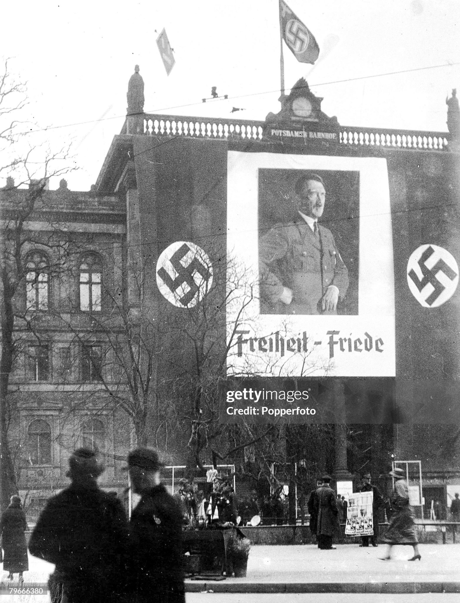 Now where have we seen something like this before...

Of course! 1930s Nazi Germany!

America has fallen so very far, so very fast.