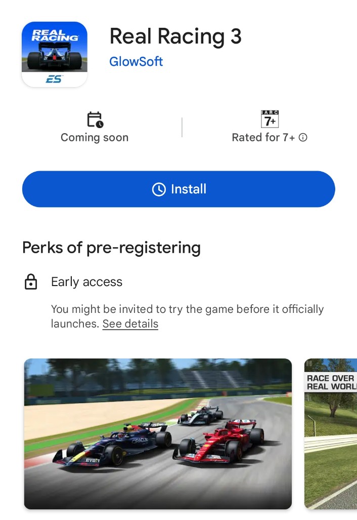 Original Real Racing 3 Mobile was delisted from Play Store on December 18, 2025.

Now, <a href="/GooglePlay/">Google Play</a> has allowed a fake developer to list a game with the same name, which is being used to bait fans.
It's disappointing to see this kind of oversight.

🚫Stay aware, Gamers!