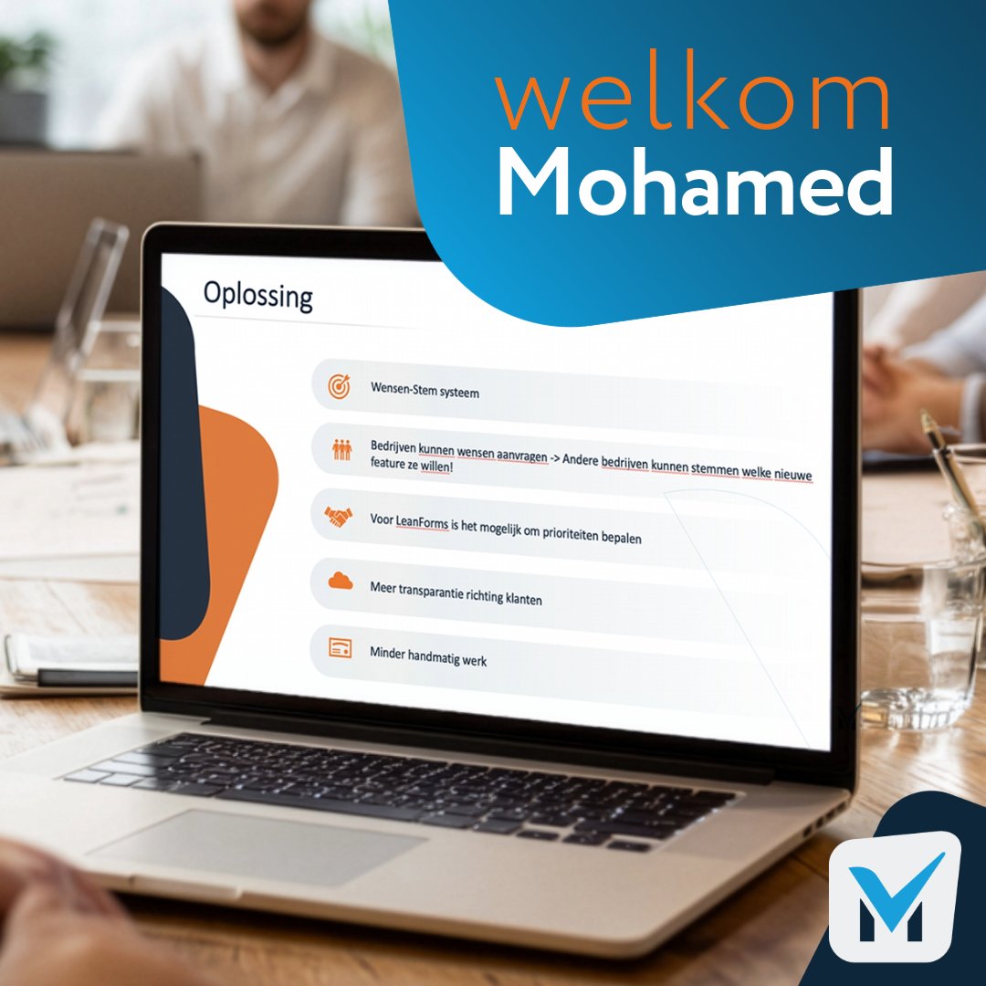 Sinds kort is Mohamed El Allaoui gestart met zijn stage bij LeanForms. Hij zit in het derde jaar van de opleiding Informatica aan de Hogeschool Rotterdam, met als specialisatie Software Engineering.

Welkom bij het team, Mohamed!

#stage #softwareengineer #teamgroei