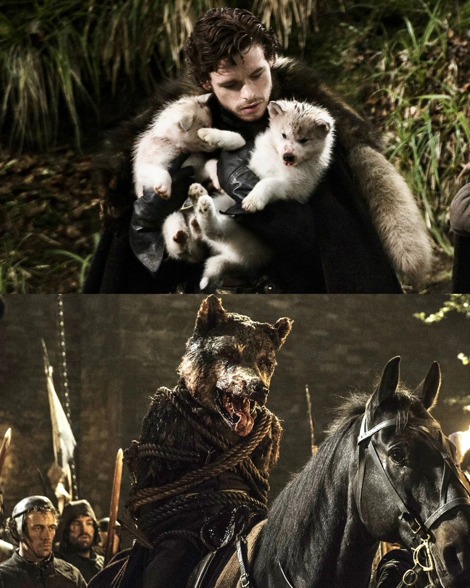 lo que hicieron con Robb Stark y Viento Gris después de la Boda Roja es de lo mas macabro que jamás se ha visto en la historia de la televisión.