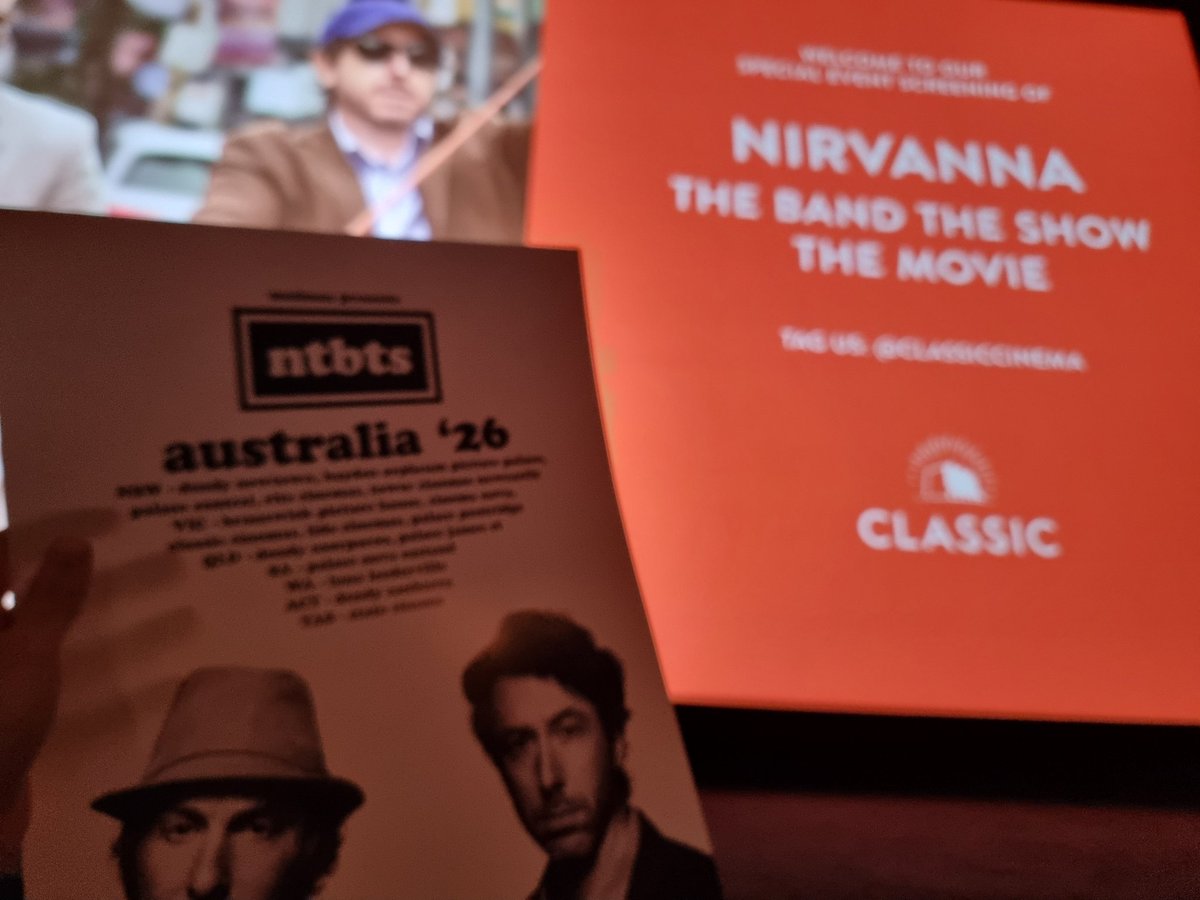 Thomas_Horak's tweet photo. I laughed so hard I cried, this movie was amazing to see in a packed theatre, go see it if you can! #nirvannathebandtheshowthemovie https://t.co/iZcZ1prZt4