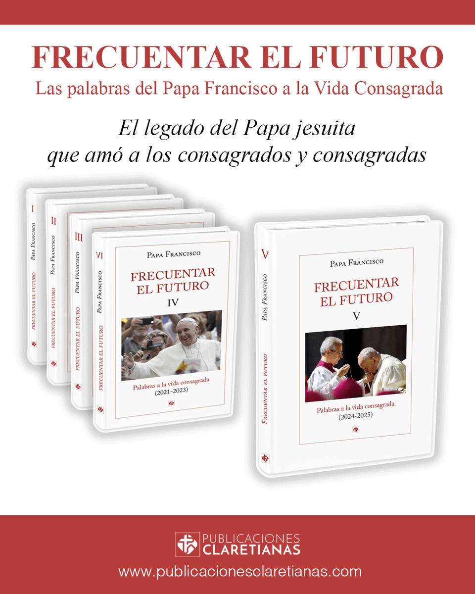 editorialPCL's tweet photo. La voz de Francisco a los #consagrados y #consagradas es un documento de importancia capital y emocional.

Una obra que no te puede faltar.

🆕📕 'Frecuentar el futuro V': https://t.co/dPmMxTmU1Z

📚 Colección completa: https://t.co/sFvib6KCbw https://t.co/FSj1HvGFYM