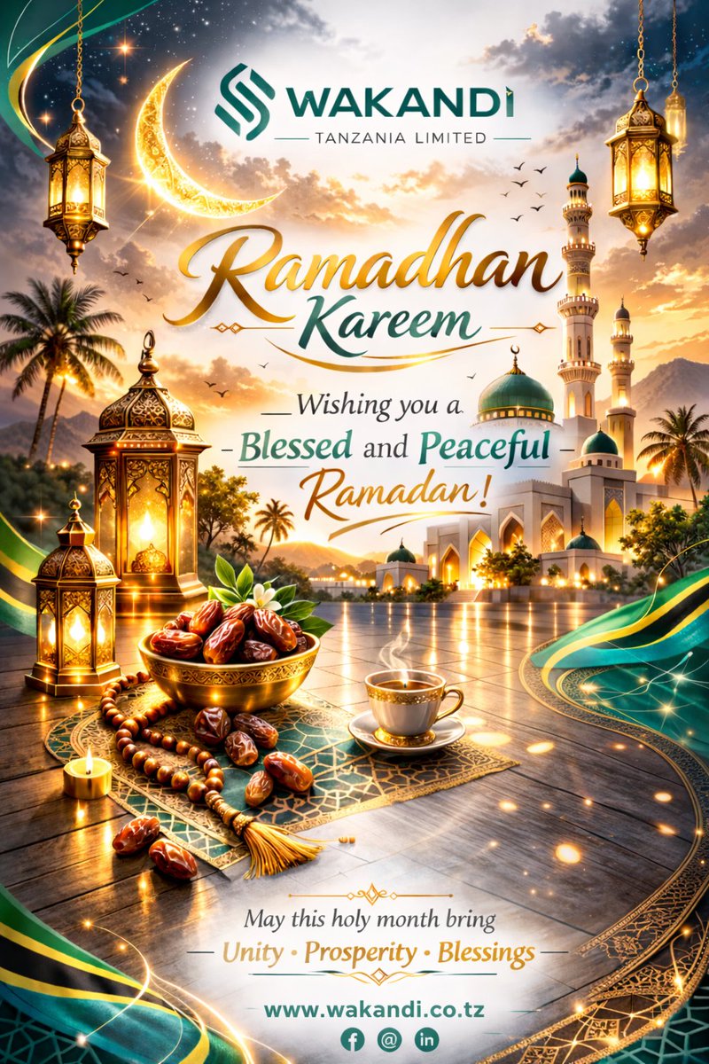 Ramadan Kareem. May this holy month inspire compassion, unity, and gratitude. 🌙
