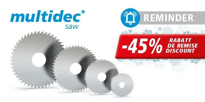 RAPPEL! – UTILIS PROMOTION D’HIVER – multidec®-SAW - tinyurl.com/5awb9ac7