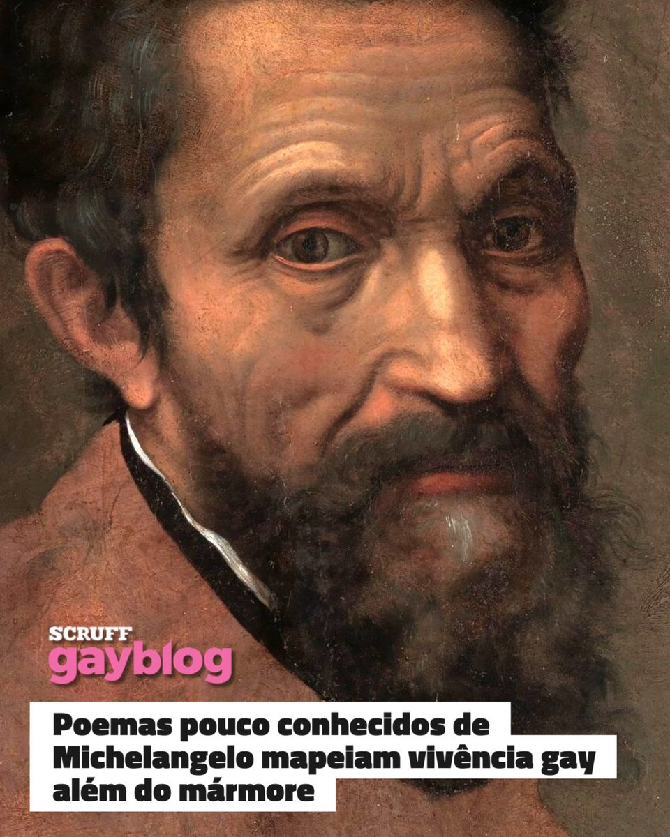 gayblogbr's tweet photo. Poemas pouco conhecidos de Michelangelo mapeiam vivência gay além do mármore → https://t.co/3bghka2GB2 https://t.co/SiDM1cPhKx