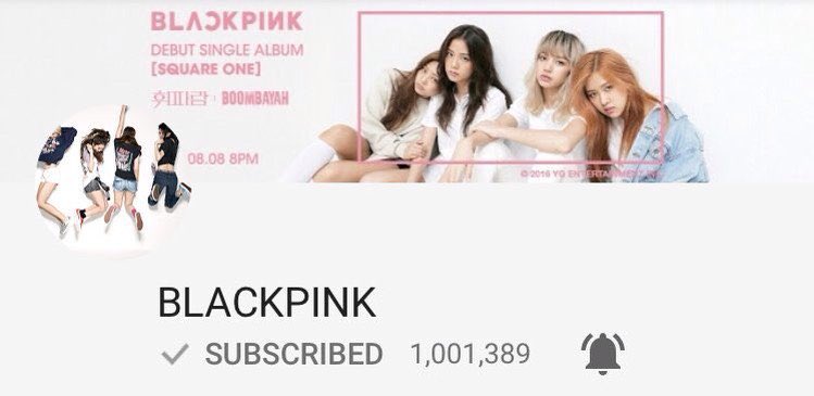honorslisa's tweet photo. from 1 million to 100 million BLACKPINK has come a long way https://t.co/9mkt3Y94NN