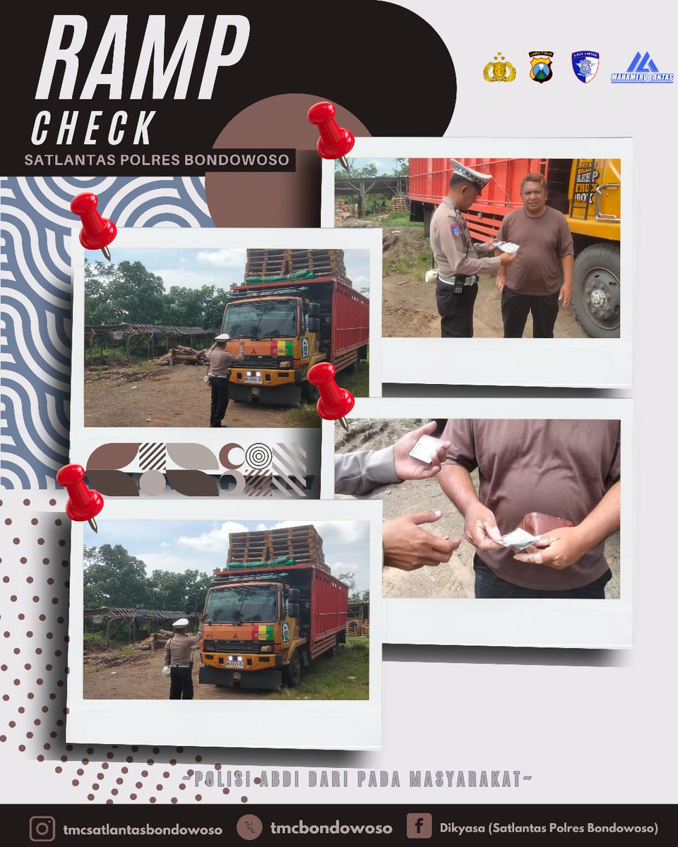 Rampcheck kebdaraan dalam rangka uji kelayakan kendaraan angkutan barang guna mencegah terjadinya laka lantas
#polisi #ditlantaspoldajatim 
#humaspoldajatim 
#poldajatim 
#bondowoso 
#polresbondowoso 
#humasbondowoso