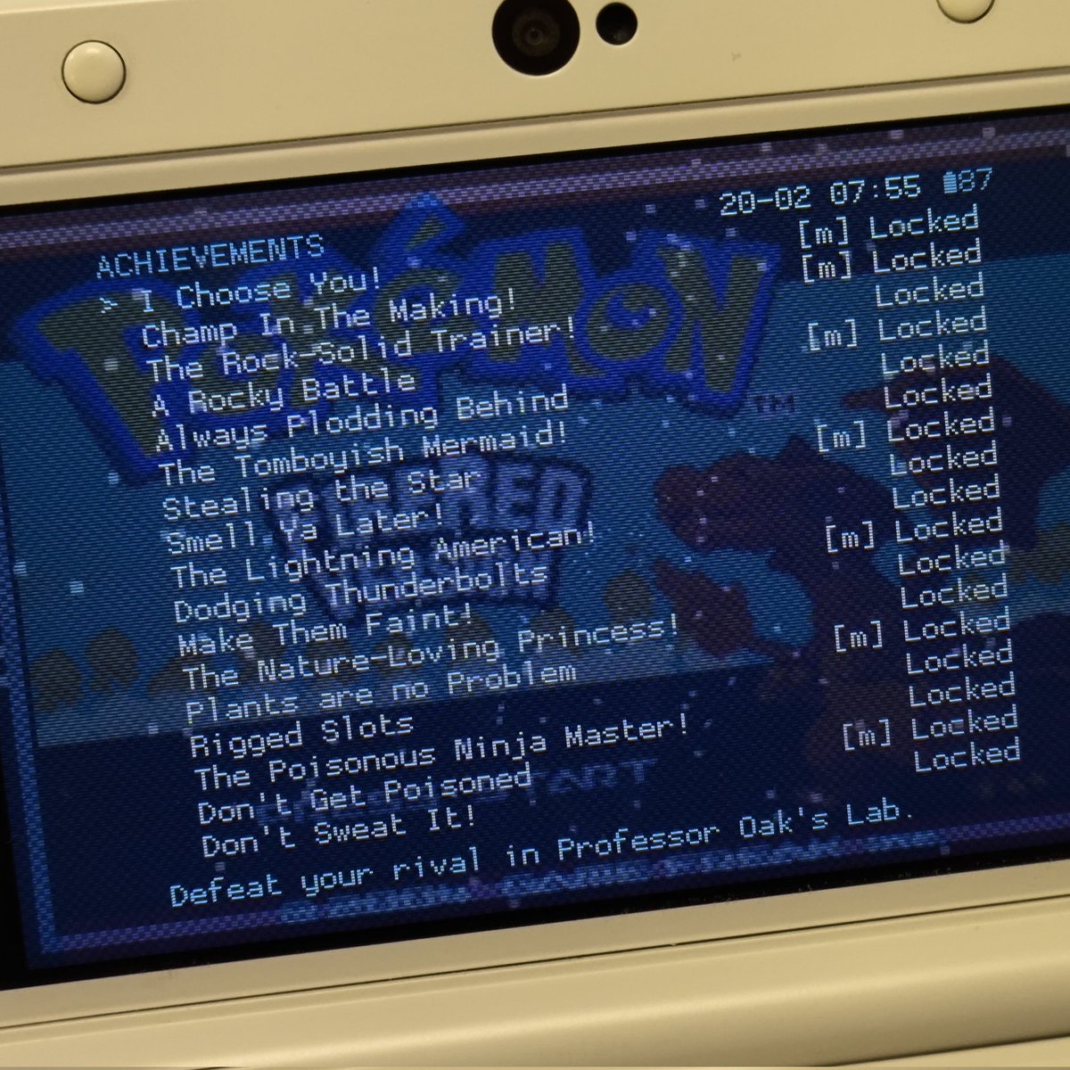 JeikyVortex's tweet image. Welp, with all this talk about Pokémon Firered and Leafgreen, I recommend play emulated and get the achievements