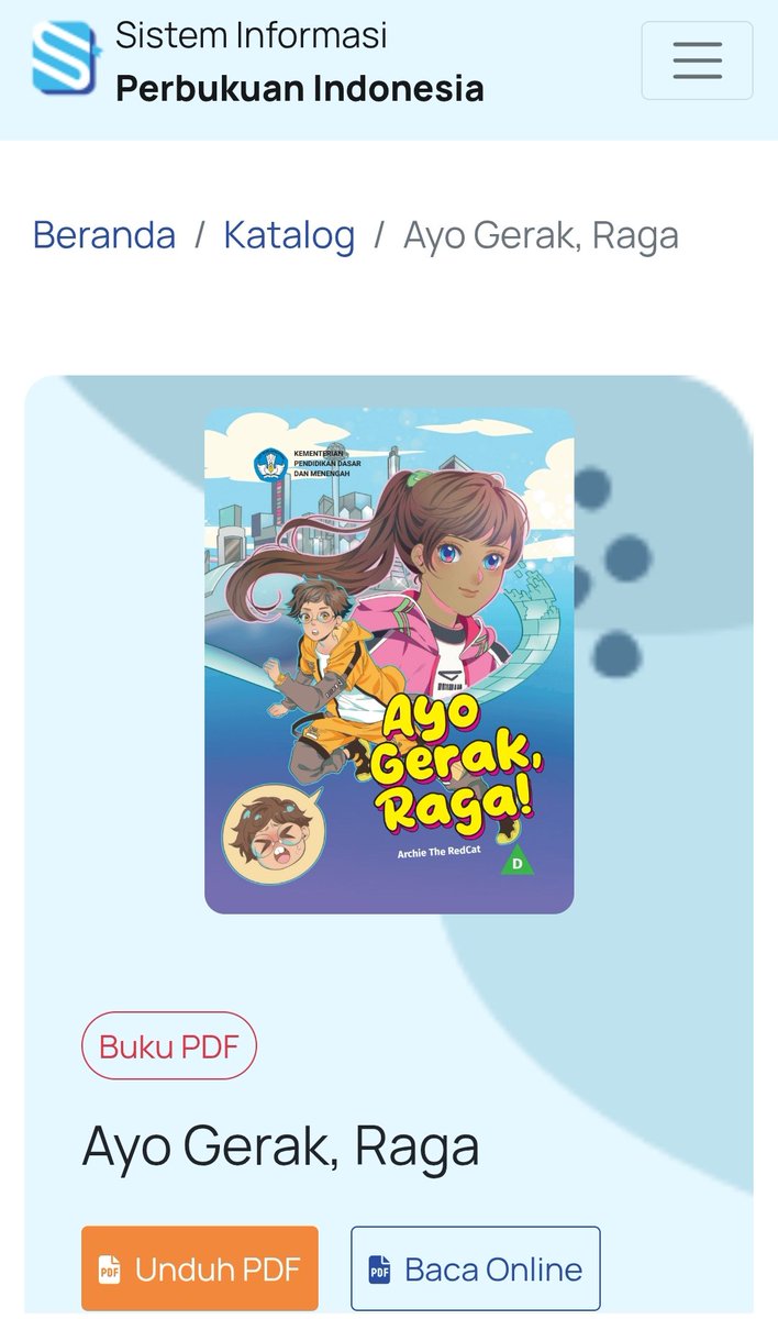 Komik yabg ku buat untuk kemetrian pendidikan/pusbuk sudah bisa dibaca online, mari mampir kalo ada waktu
buku.kemendikdasmen.go.id/katalog/ayo-ge…