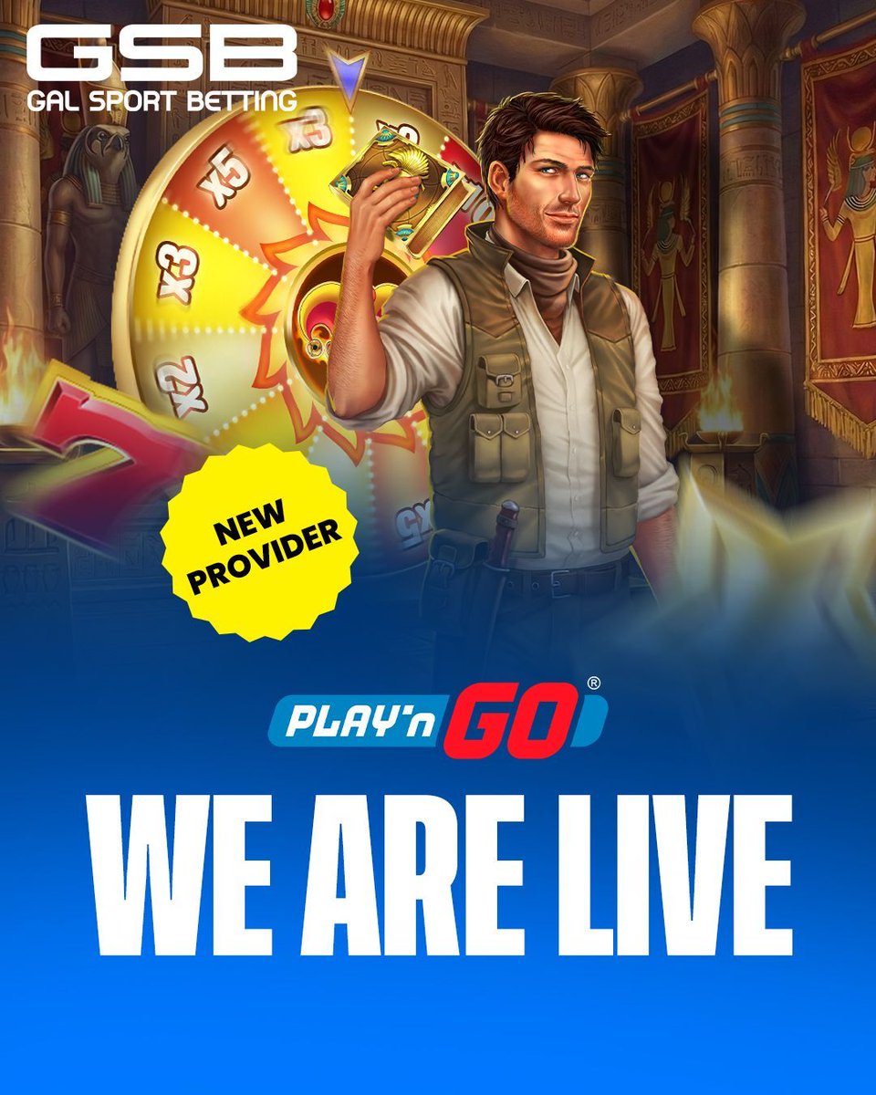 We’re levelling up your game experience 🚀
Say hello to Play’n GO – one of the world’s leading iGaming providers, delivering 400+ games!

👉 Your next big win starts here!

🤩 DREAM. PLAY. WIN!
🎯 Visit buff.ly/45XQN07 and find out the BEST ODD IN ZAMBIA! 

#GSBZAMBIA