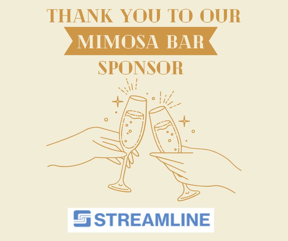 Cheers to Streamline 🥂 for sponsoring the Mimosa Bar at Sunday Brunch! Your support helps make the SCWCEA Medical Seminar a memorable experience for our attendees.

⏰ There’s still time to register!
🔗scwcea.org/ms-register

#SCWCEA #SponsorSpotlight #MedicalSeminar2026