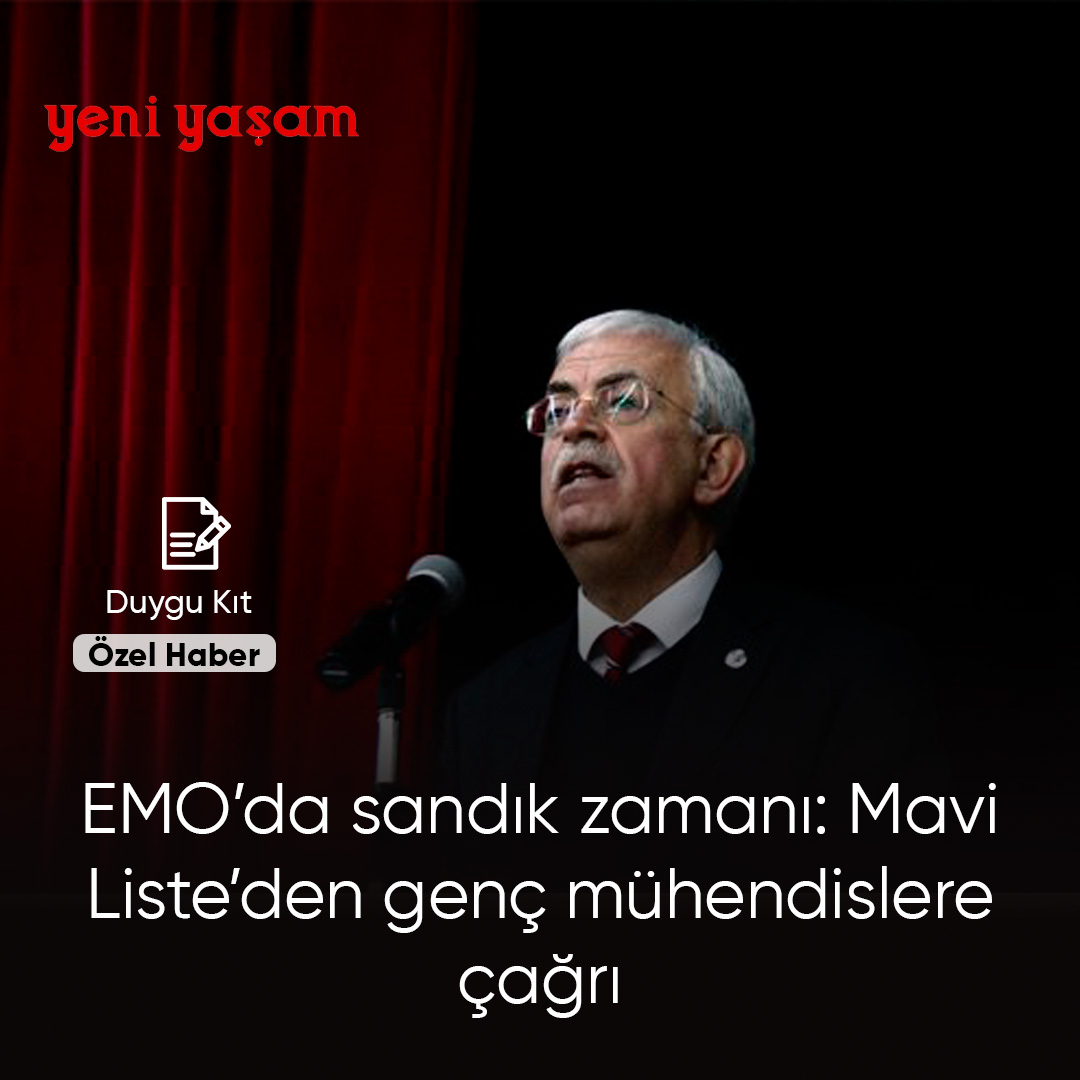 📌 EMO’da sandık zamanı: Mavi Liste’den genç mühendislere çağrı

▪️ Elektrik Mühendisleri Odası İstanbul Şubesi’nde 45. Olağan Genel Kurul öncesi Mavi Liste, ‘şeffaf ve denetlenebilir yönetim’ çağrısıyla üyeleri sandığa davet etti

✍️ Duygu Kıt

yeniyasamgazetesi9.com/emoda-sandik-z…