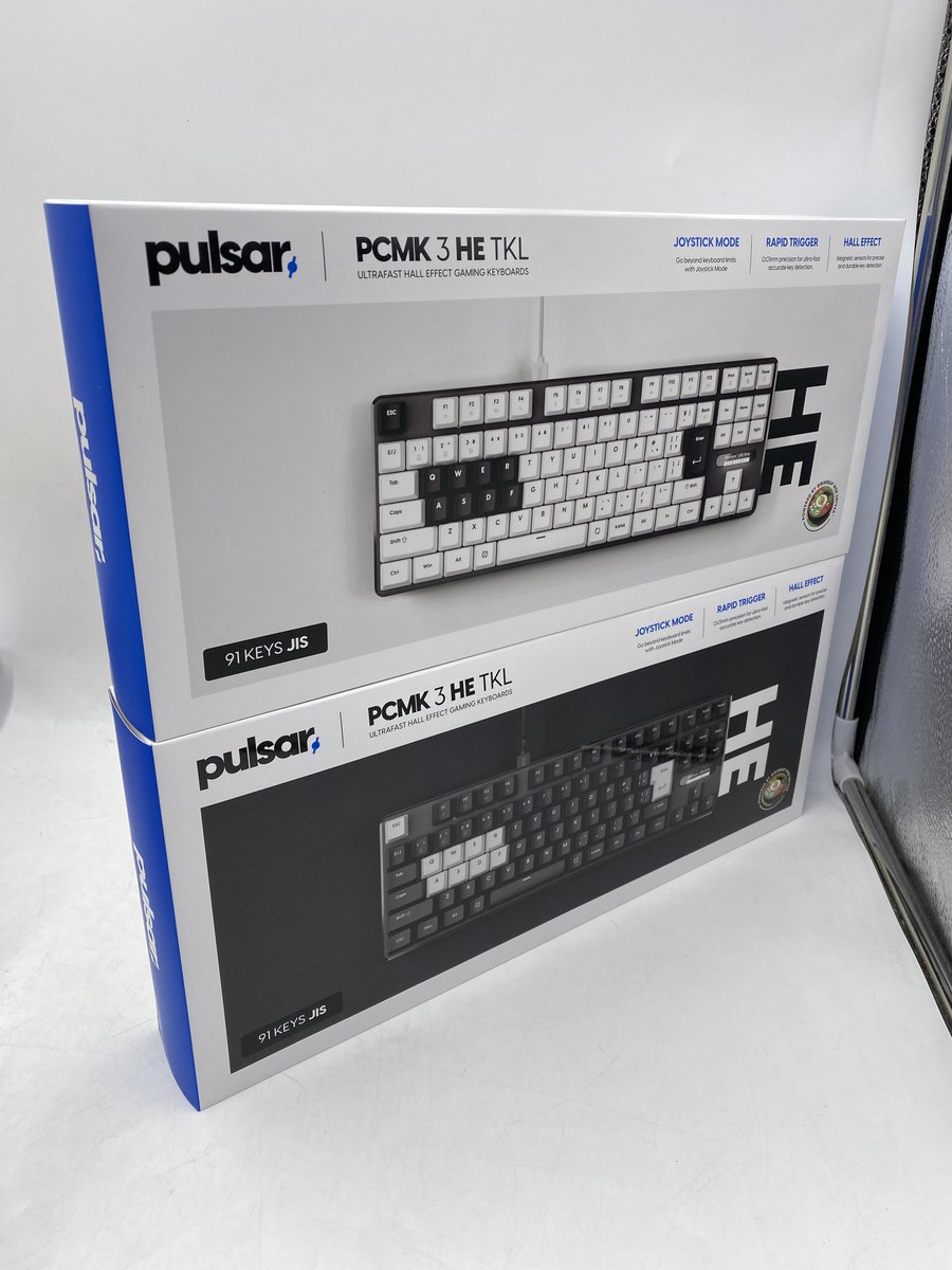 おすすめデバイス】 #Pulsar ゲーミングキーボード PCMK 3 HE TKL JIS