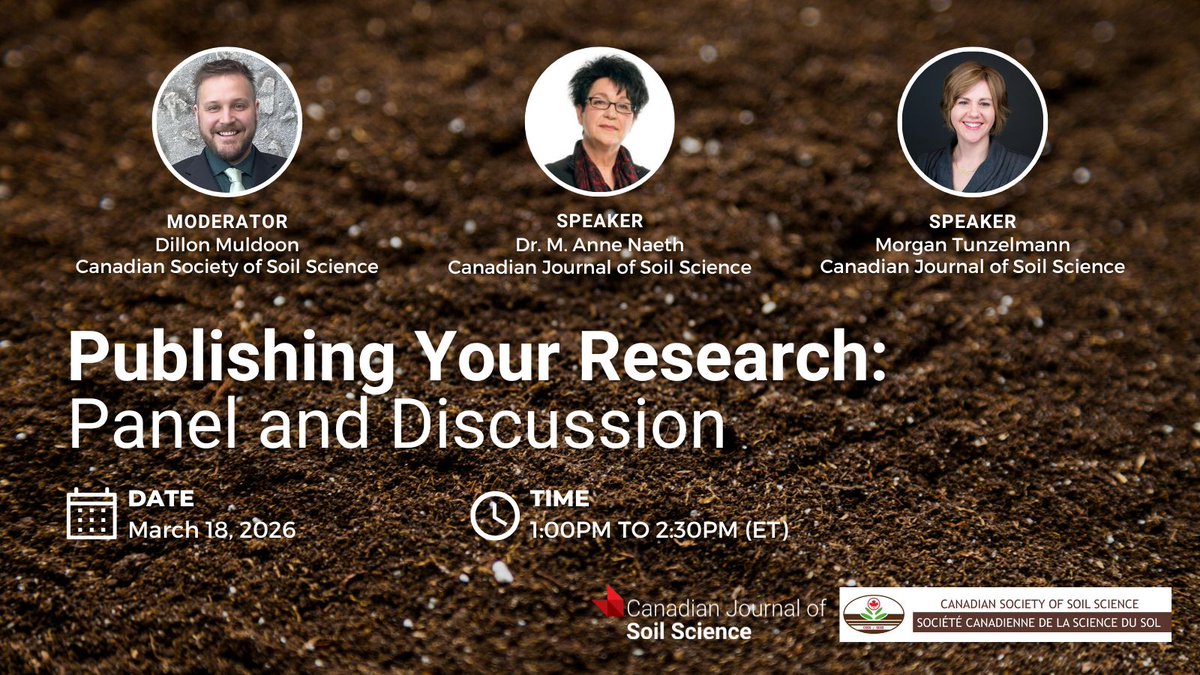 Canadian Journal of Soil Science tweet media