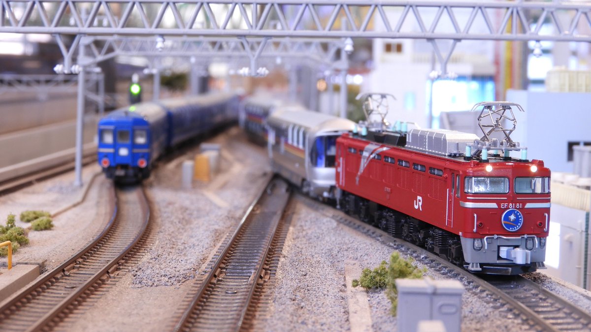 カシオぺアの牽引に！】 北斗星と共に発売となったEF81-81(北斗星色