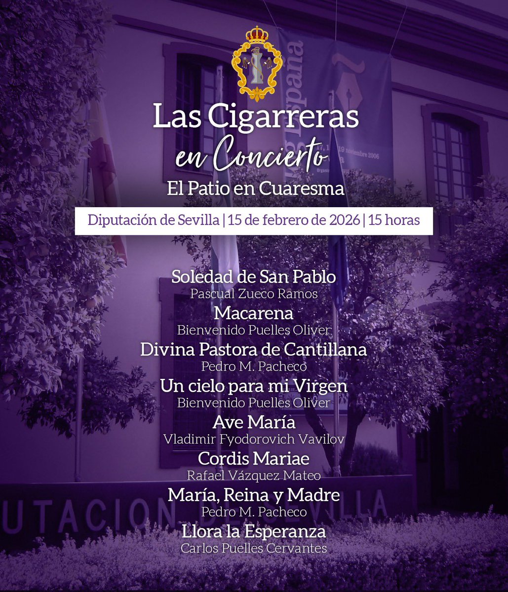 CC.TT. Las Cigarreras - Concierto "El Patio de Cuaresma" 2026 - blogelrecuadro.com/?p=22813