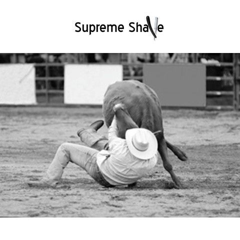 Life's a rodeo; the trick is to ride and make it to the bell with a great beard. Let our Master Barber, Al Gonzales, help you make that happen. 
supreme-shave.com 
#HLSR #Beef Up Your Beard