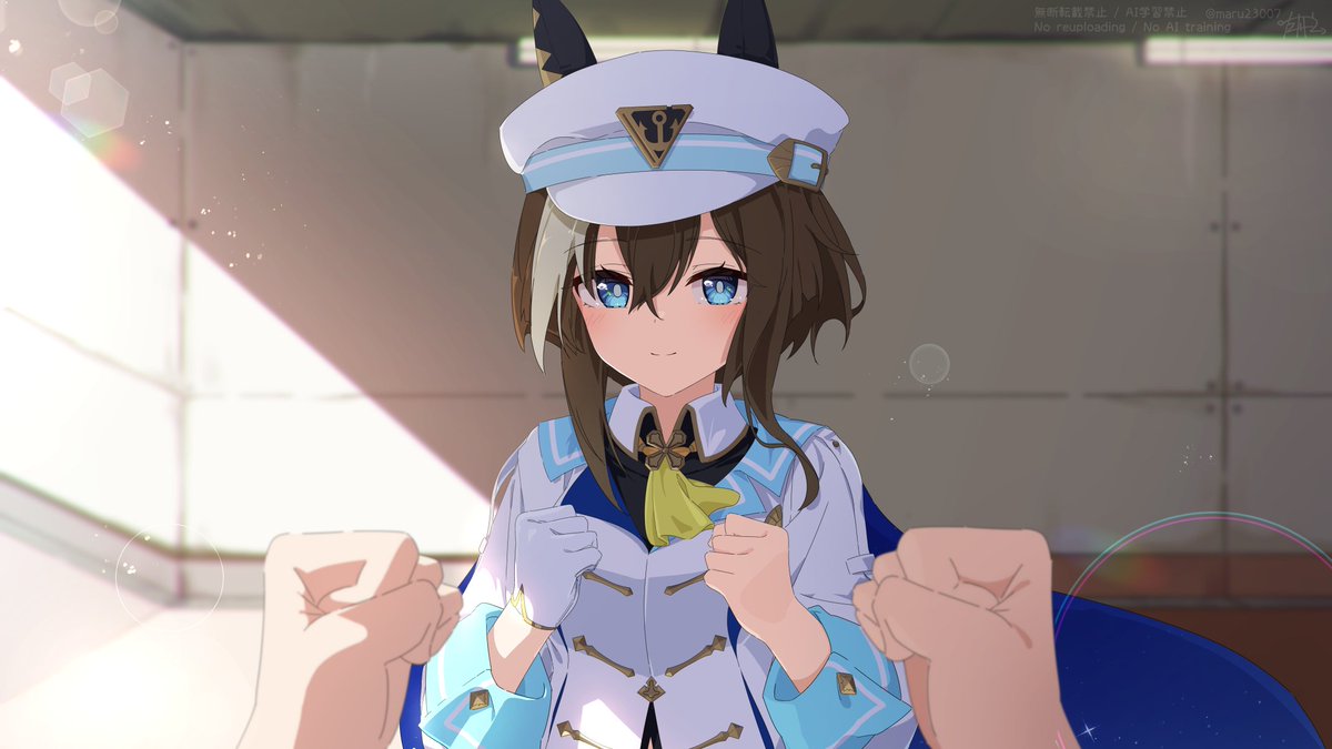 maru23007's tweet photo. 行っておいで！
#シュヴァルグラン 
#ウマ娘 https://t.co/A2Q6UATQNy