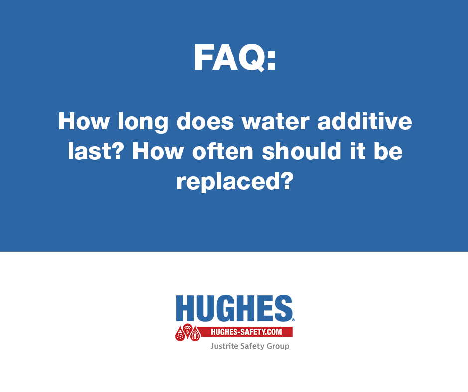 HughesSafety's tweet photo. FAQ: How long does water preservative last in self-contained safety showers and eye/face washes?

Water additive preserves the quality of water in self-contained eye/face washes and safety showers for up to 120 days. 

Once 120 days have elapsed the tank should be completely drained, disinfected, and re-filled, even if the unit was not activated in that timeframe. 

Do you have other questions about safety equipment on your site? Send an email to our team:
📧 : sales@hughes-safety.com | 🇺🇸: customer.service@hughes-safety.com

--

Want more safety shower, eyewash, and aftercare tips? Sign up for our quarterly newsletter here:
📨 https://t.co/5FUMmlMqND

#SafetyShowers #SafetySolutions #EmergencyEquipment #HealthandSafety #WorkplaceSafety #Hughes