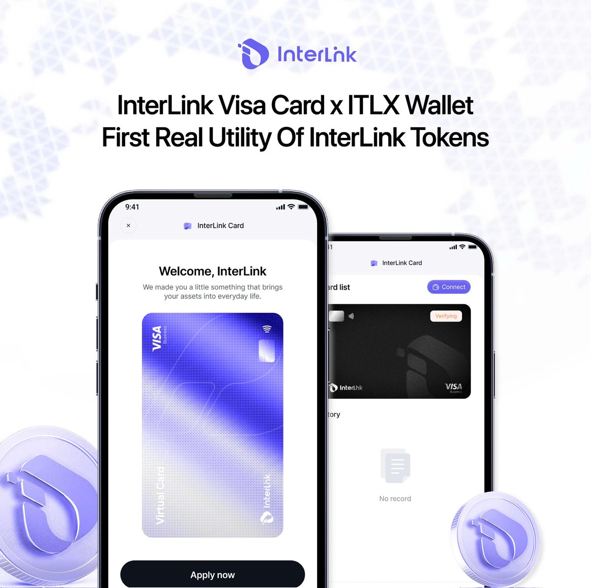 💳 InterLink Visa Card x ITLX Wallet
InterLink isn’t just for mining — it’s built for real-world use.

With the upcoming Visa Card inside ITLX Wallet, users can spend their tokens globally.

Real utility. Real activity.

#InterLink #ITLG