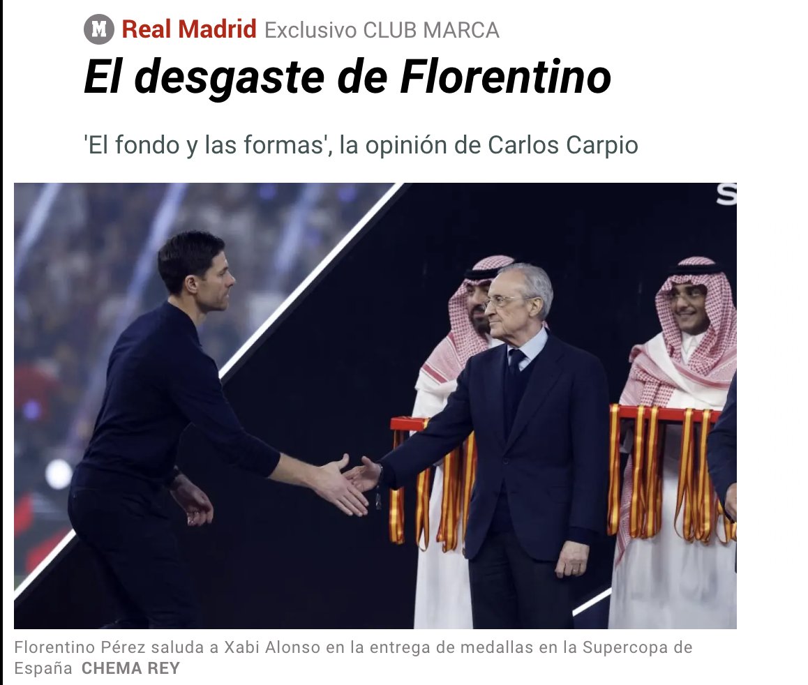 Se han cargado a Carlos Carpio (subdirector de Marca) tras 35 años de carrera ahí.

Las razones son deducibles: varias portadas y artículos incómodos durante las últimas semanas.

El mensaje para el resto de esbirros es claro: o le limpias el rifle al capo o te quedas sin sueldo.