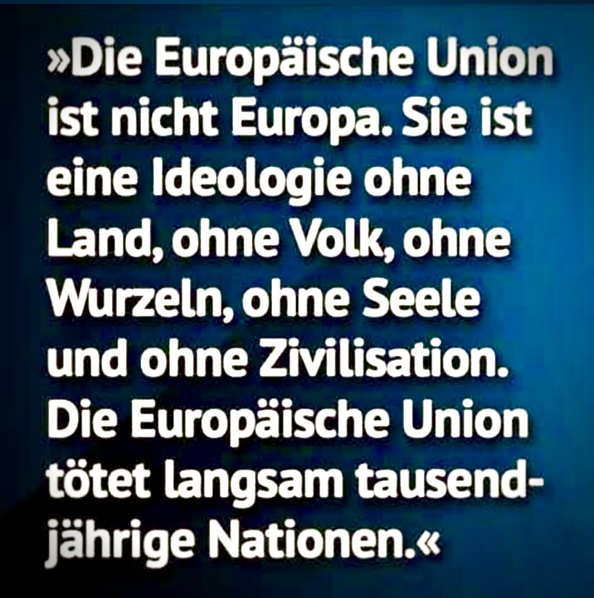 Weder der Krieg in der Ukraine, noch die Islamisierung Deutschlands, noch die Links-Grüne-Woke Politik werden jemals meine Zustimmung erhalten ‼️
Und jeder, der dies alles unterstützt, darf mir gerne fern bleiben‼️
Denn ein "haben wir nicht gewußt" will ich hier nicht haben‼️