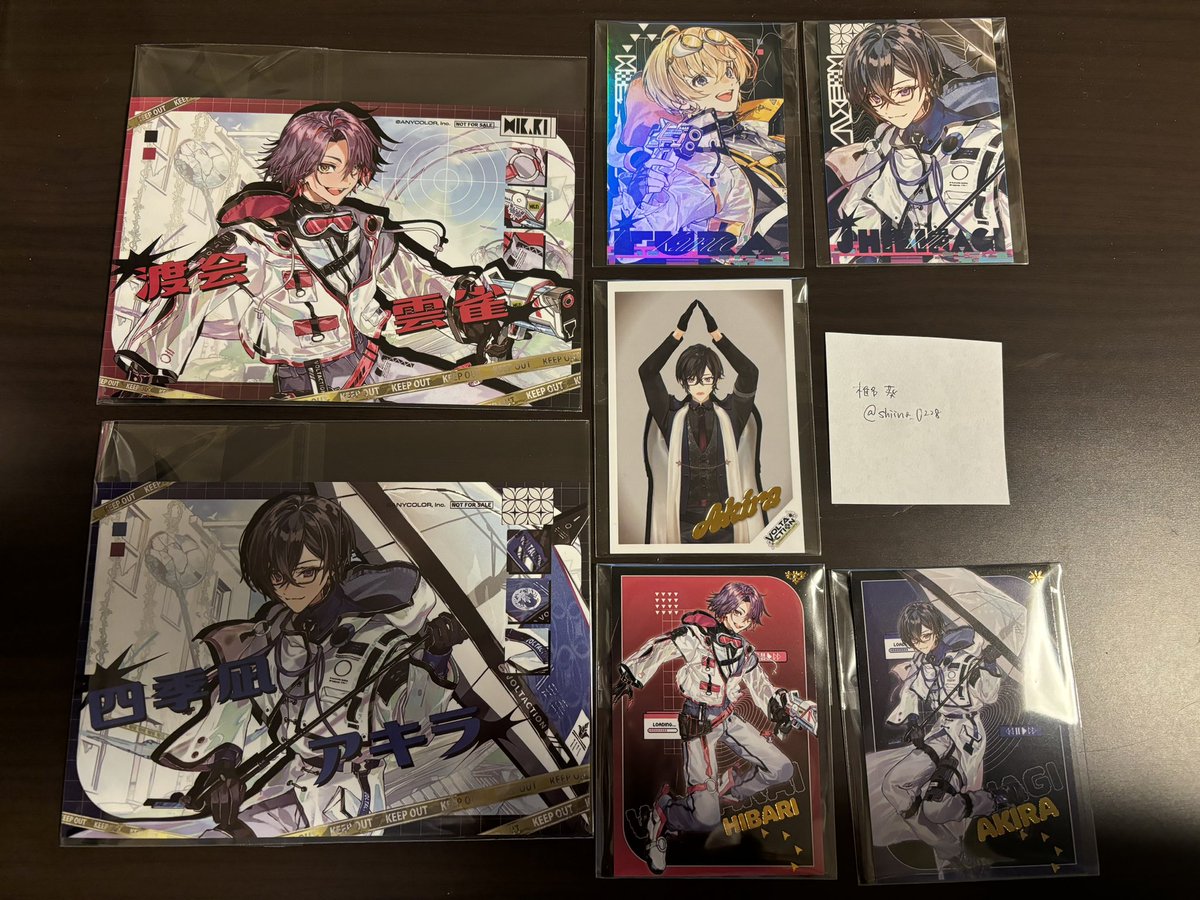 にじさんじ VOLTACTION CAFE 台湾 台北 特典 チケット風カード 【公式