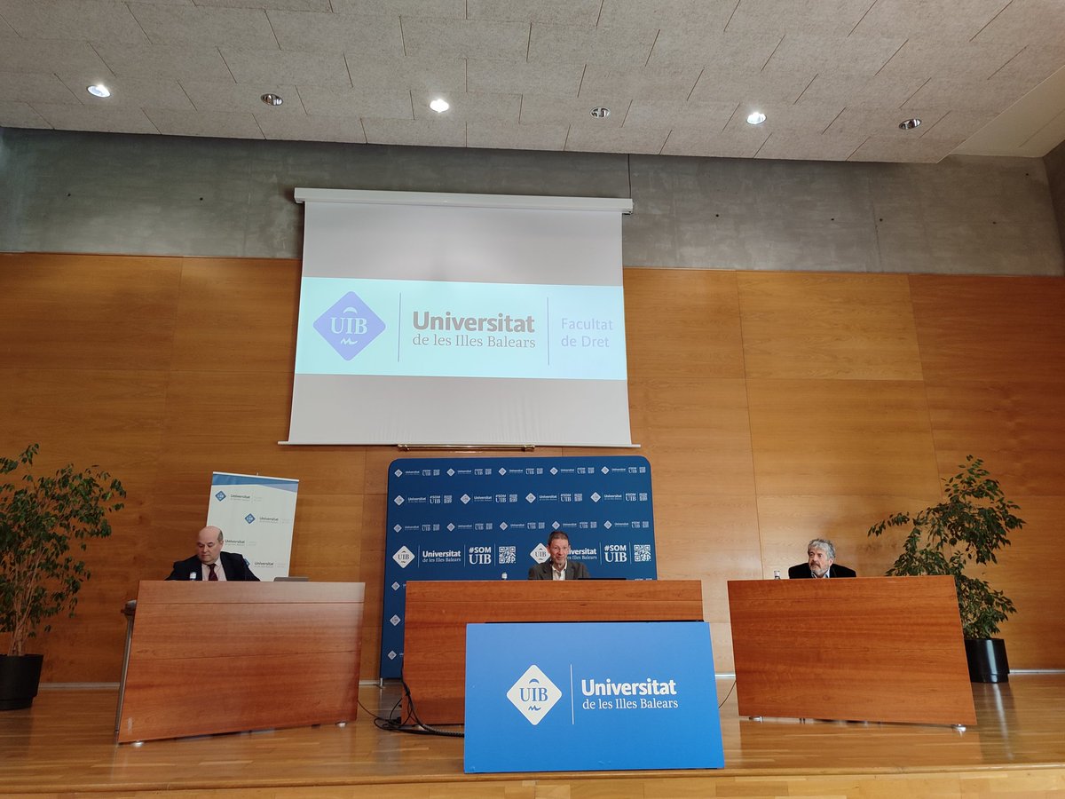 amiram171's tweet photo. Debate sobre la Sentencia del Fiscal General  profesores Dr.Jose Manuel Chozas y Dr.Juan Carlos Carbonell @DerechoUIB https://t.co/6I8xTXM2H1