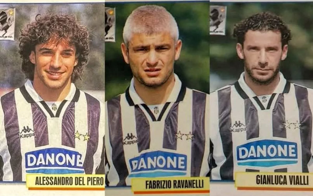 90sfootball's tweet photo. This Juventus trio! https://t.co/i0lSlZF3ly