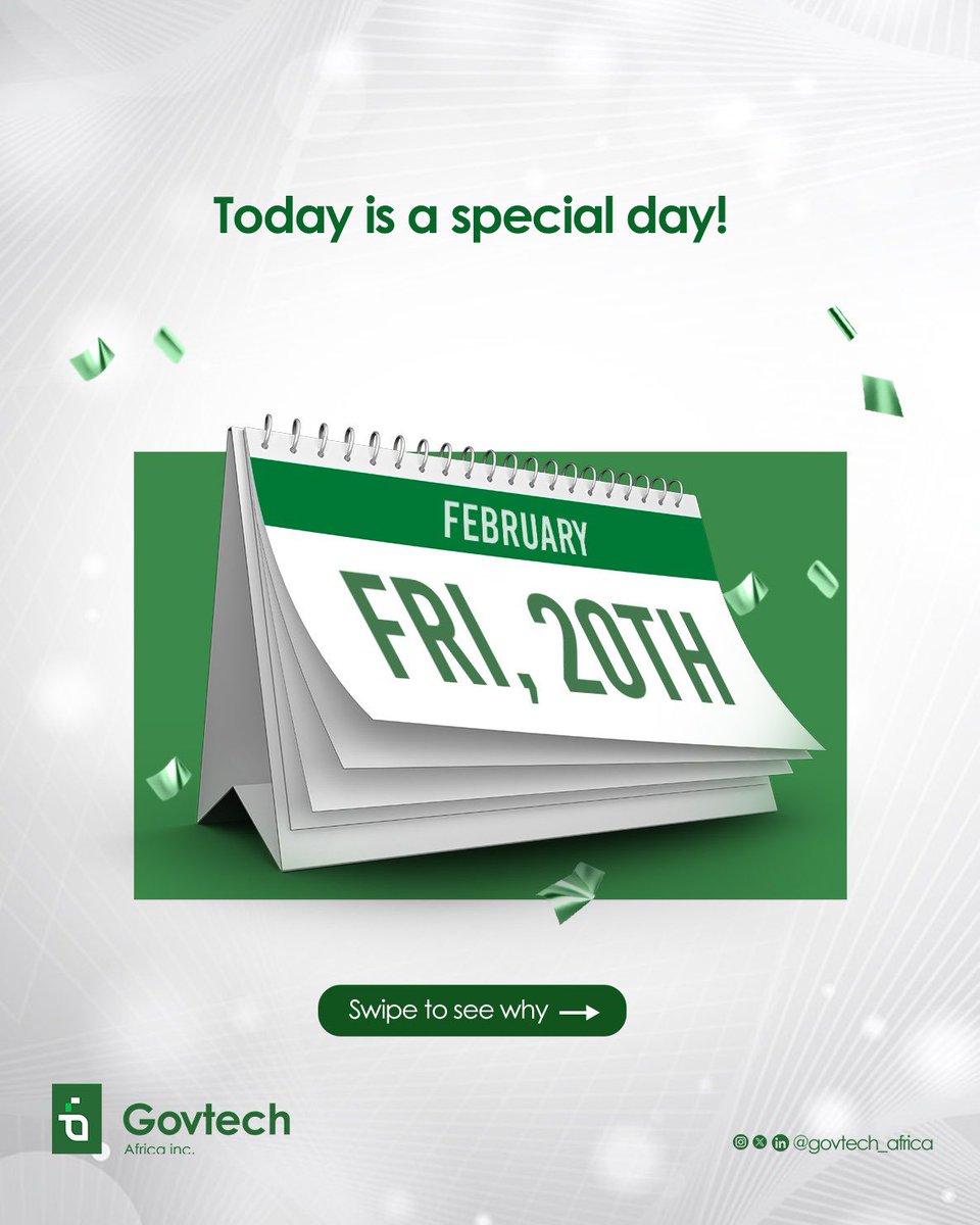 govtech_africa's tweet photo. It’s a special day! https://t.co/ehl36PNGCE