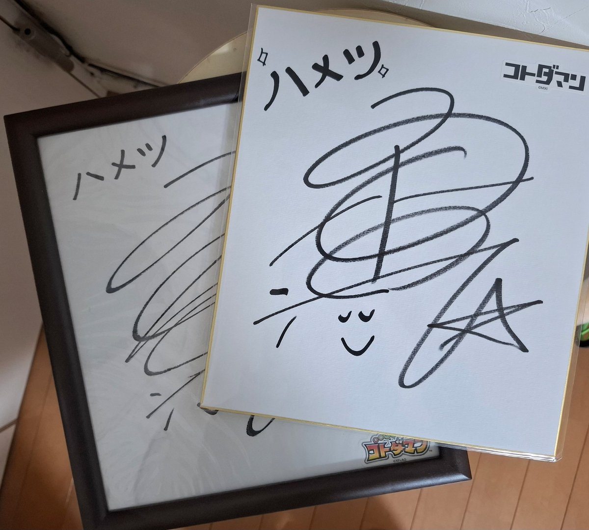 何と、このわたくしめがハメツ(瑞鷹)(CV:桑原由気さん)のサイン色紙