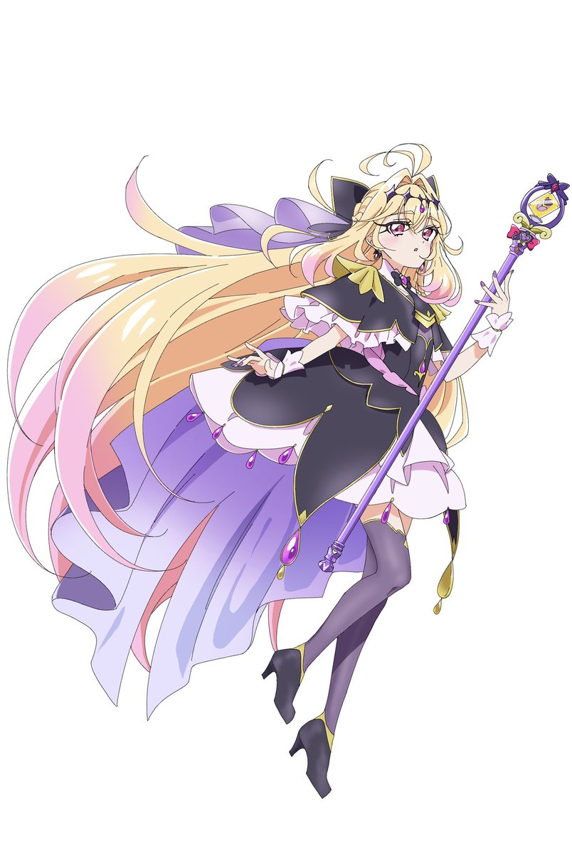 課題でやった呪術廻戦の「脹相」と、名探偵プリキュアの「キュアアルカナ・シャドウ」の模写