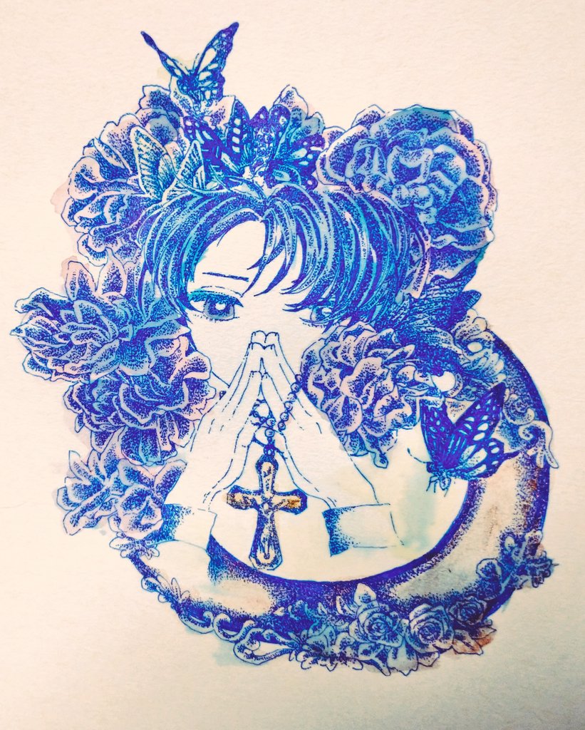 suzumebachiko's tweet photo. 『             』　
　　
#創作クラスタさんと繋がりたい 
#絵描きさんと繋がりたい https://t.co/tQ03Z1EC38