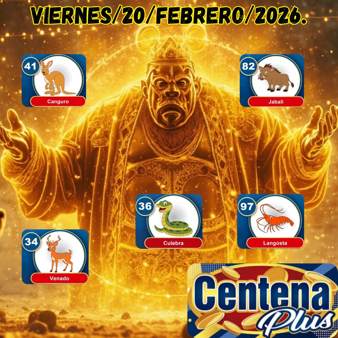 ElGordoDeOro3's tweet photo. Viernes/20/Febrero/2026.
🌟#CentenaPlus #RegalosAbiertos #ElGordoDeOro3 #Instagran #elgordodeoro3_official #Twitter #TikTok #Subscription #ElReydelosPronosticos #Tendencias #viralpost #GanaDineroConmigo #ElEquipoGanador https://t.co/xIlGiDPMaE