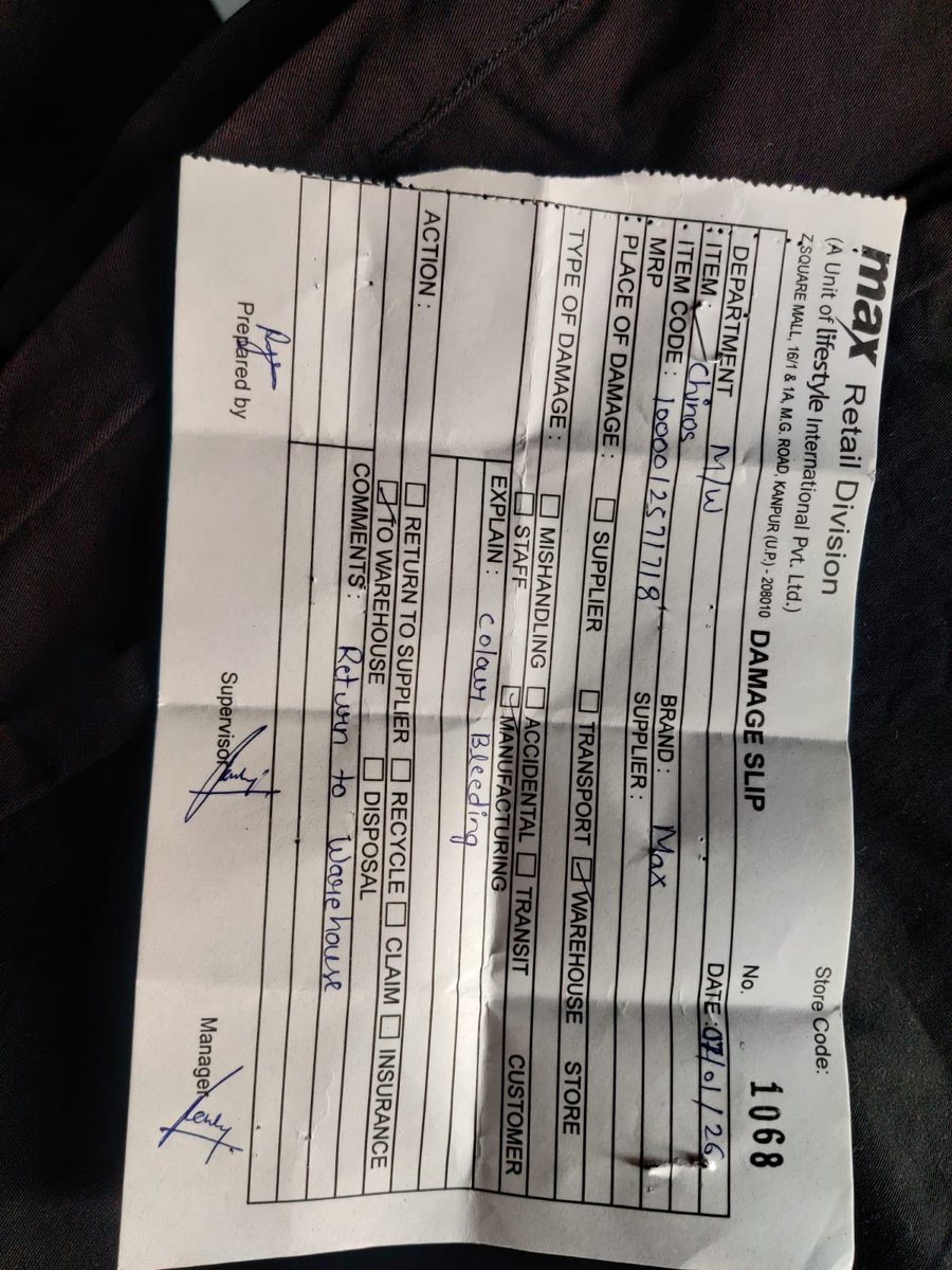 mansinghm10's tweet photo. 2/2

Order ID: 1275801994  
Expecting an immediate resolution.

#MaxFashion #CustomerExperience https://t.co/WHjrZIHdlM