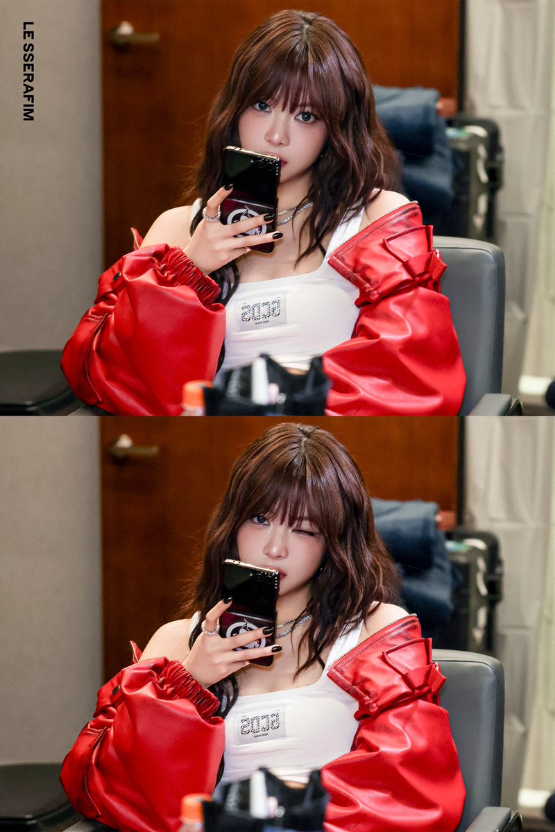 このウインク過去1好き #LE_SSERAFIM #ルセラフィム #HONGEUNCHAE