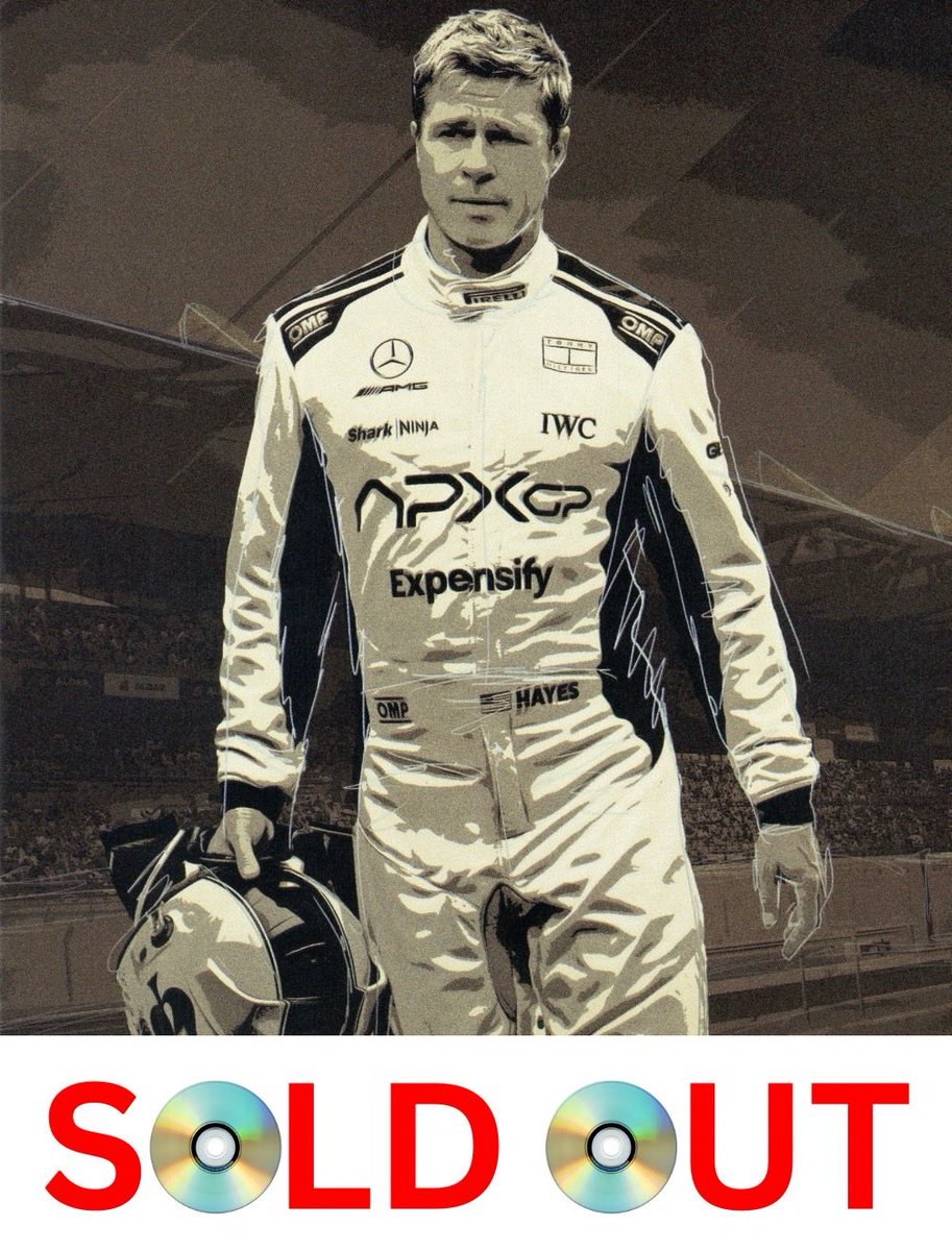 #F1TheMovie 4K Ultra HD is SOLD OUT 🔴
For those who bought it, hoping you all to have a great experience!

For the enthusiasts who enquired and are unable to grab it. You will be notified once the title returns back in stock 👍